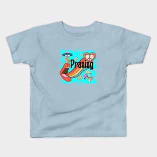 Filipino slang 'Praning' (Paranoid / Haywire) Kids T-Shirt